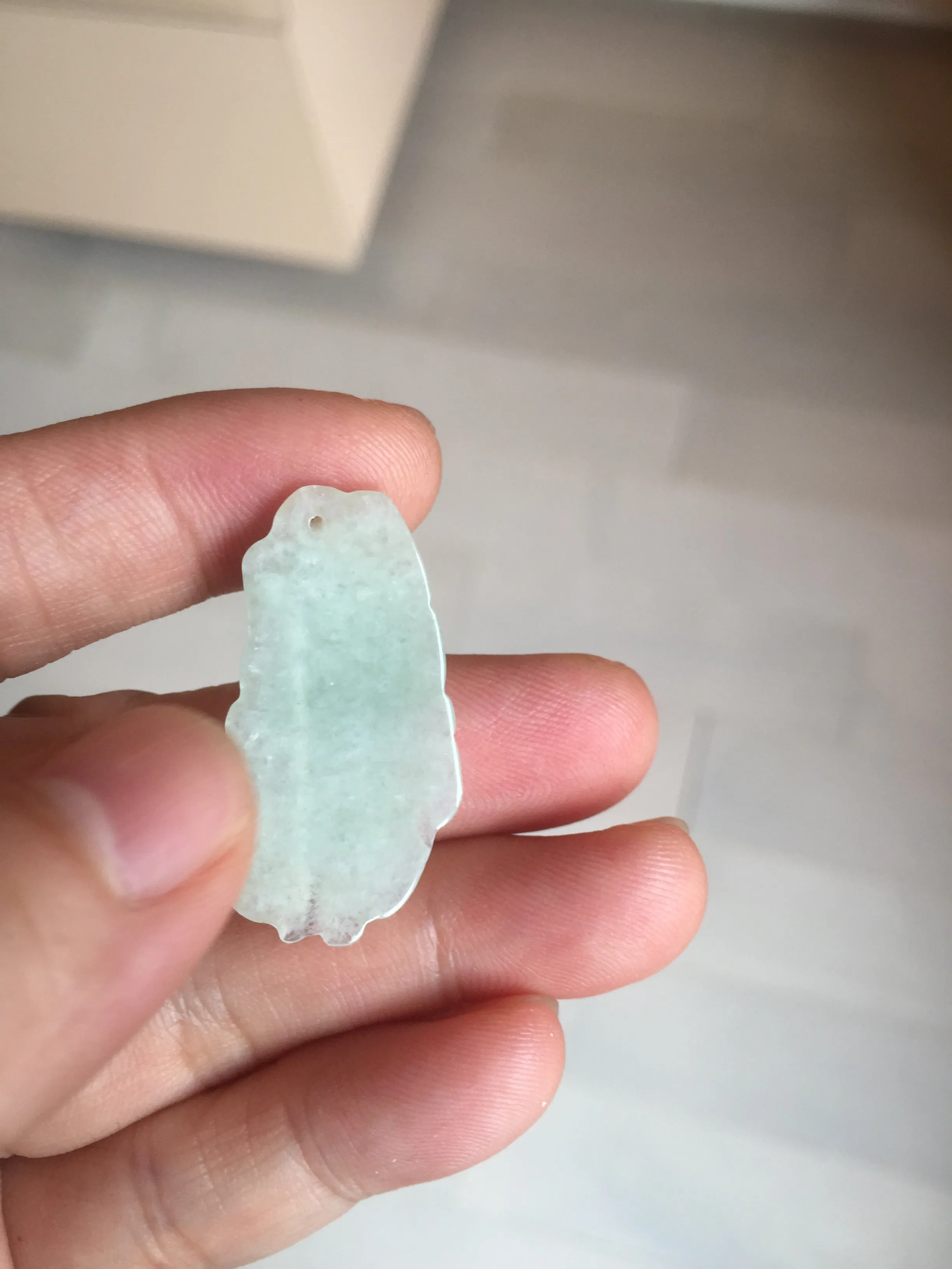 100% Natural clear sunny green gray  jadeite jade golden fish Pendant group BP109