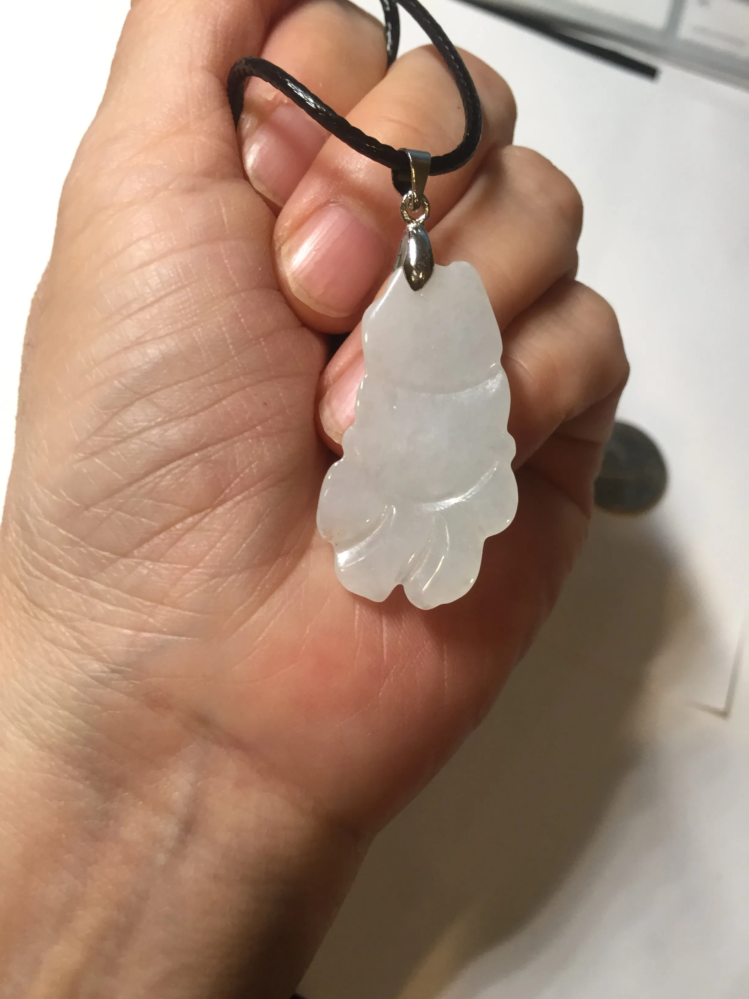 100% Natural clear sunny green gray  jadeite jade golden fish Pendant group BP109