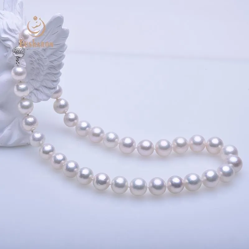 12-14mm AAA- White Edison Pearl Necklace