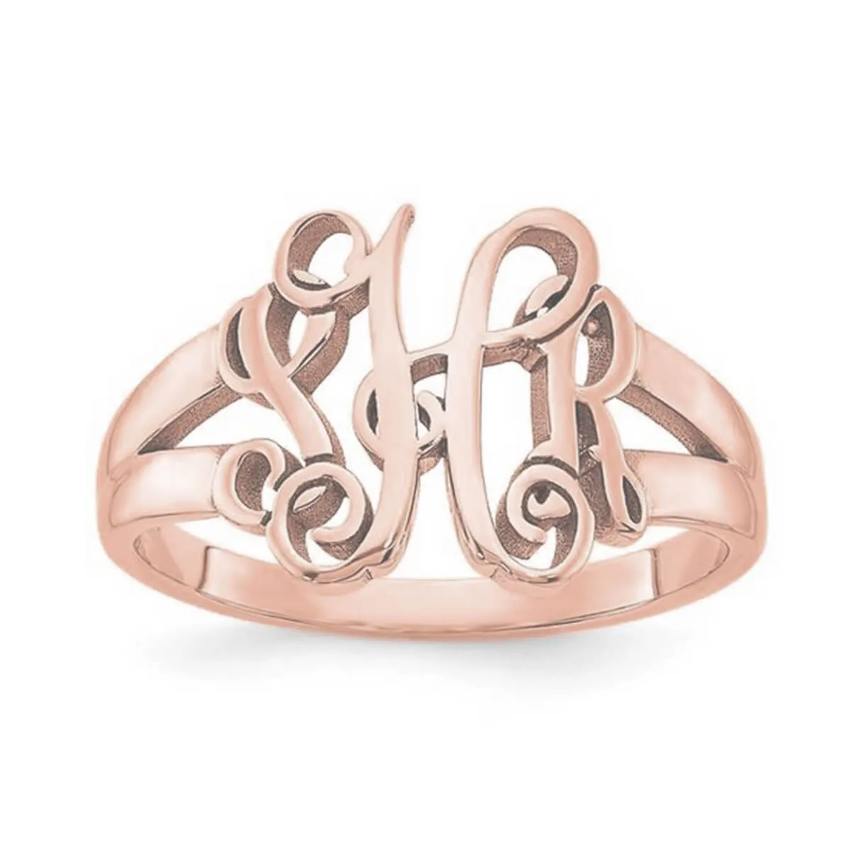 14kt Gold Monogram Ring