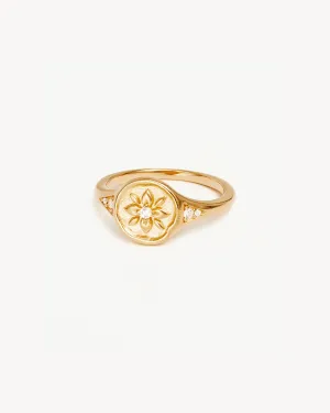 18k Gold Vermeil Live in Love Ring