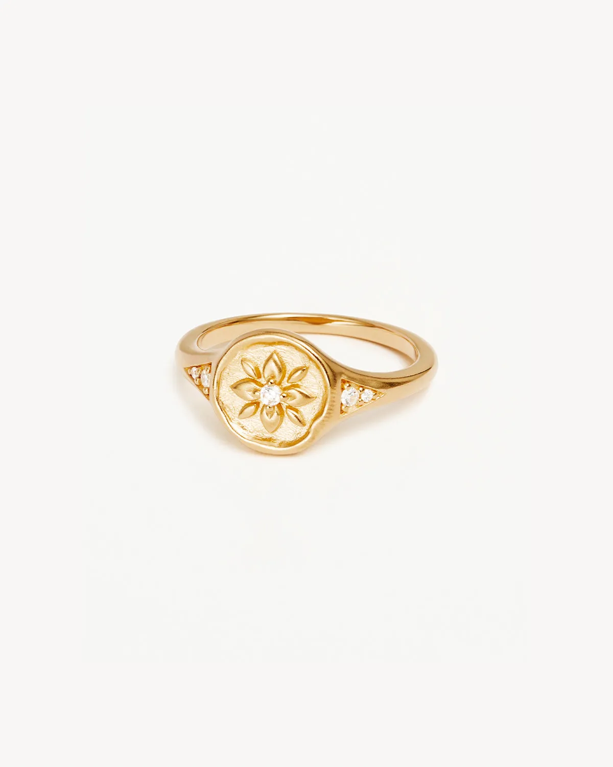 18k Gold Vermeil Live in Love Ring