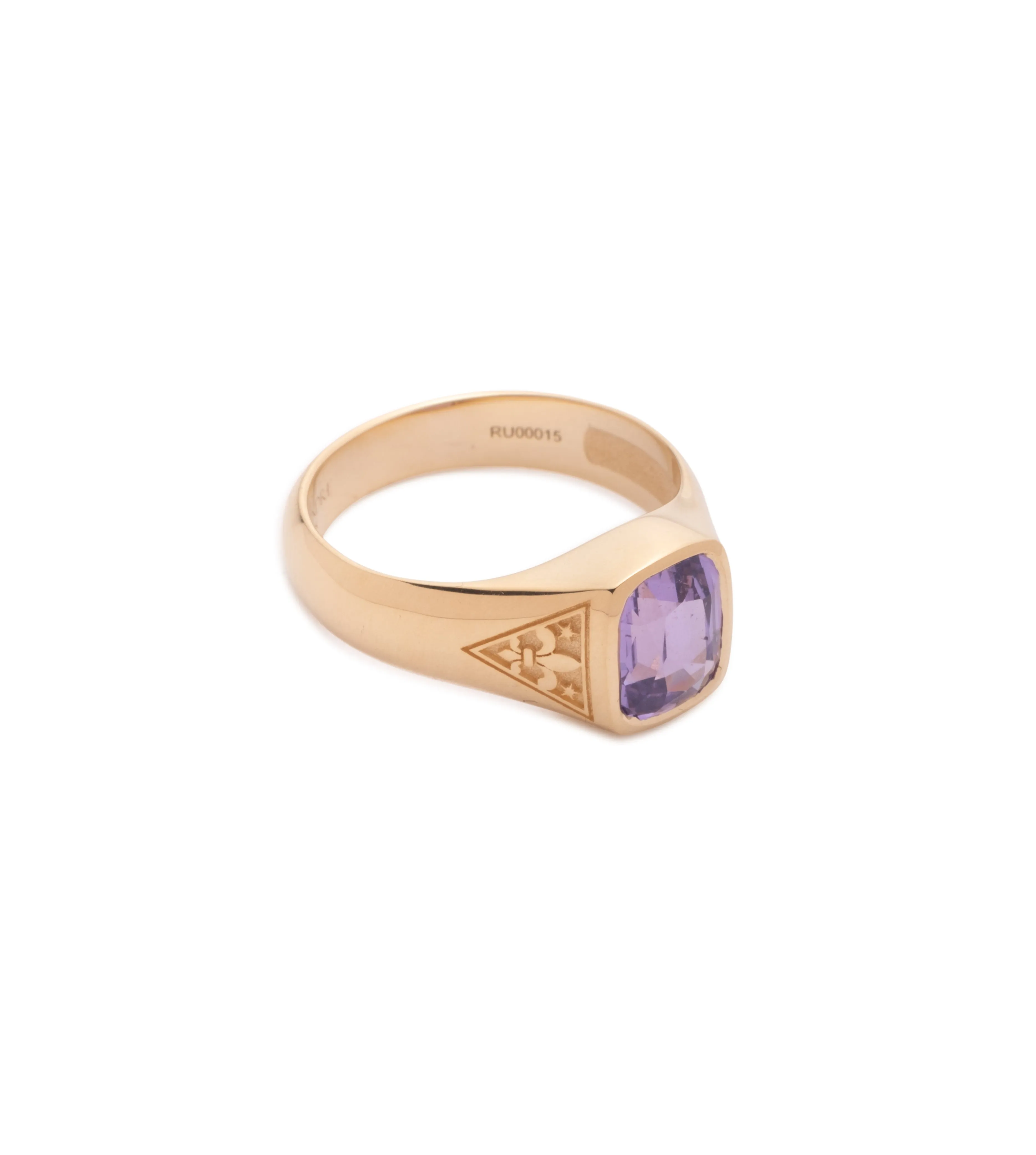 1.99 ct Purple Sapphire - Internal Compass : One of A Kind Gemstone Ring