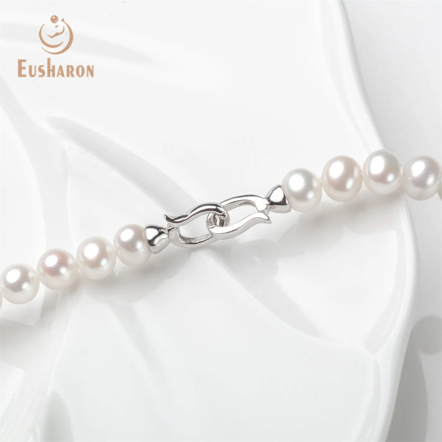 6-6.5mm AA  White Freshwater Pearl Opera Necklace