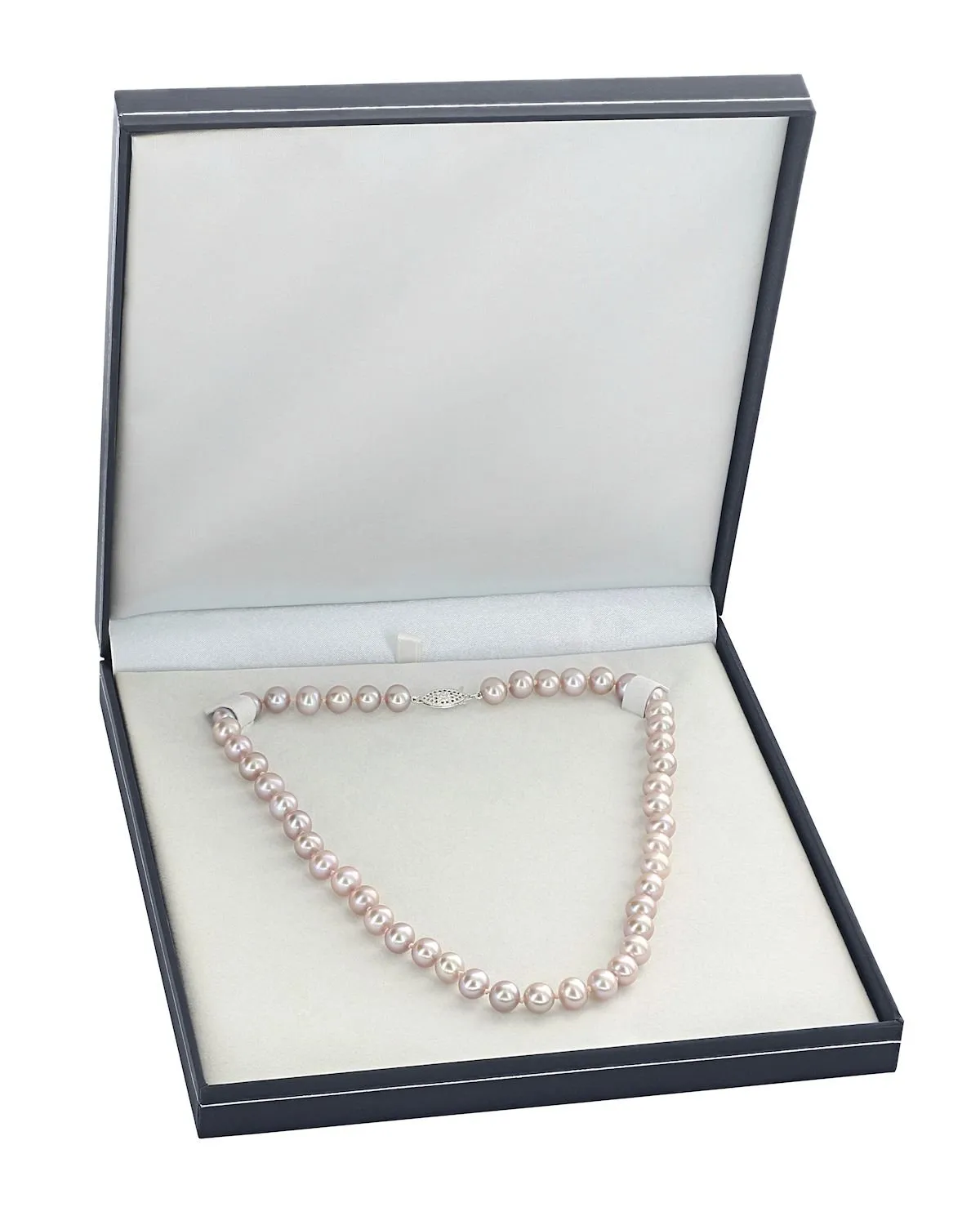 7.0-7.5mm Peach Freshwater Pearl Necklace - AAA Quality