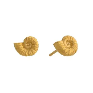 Alex Monroe Ammonite Shell Studs