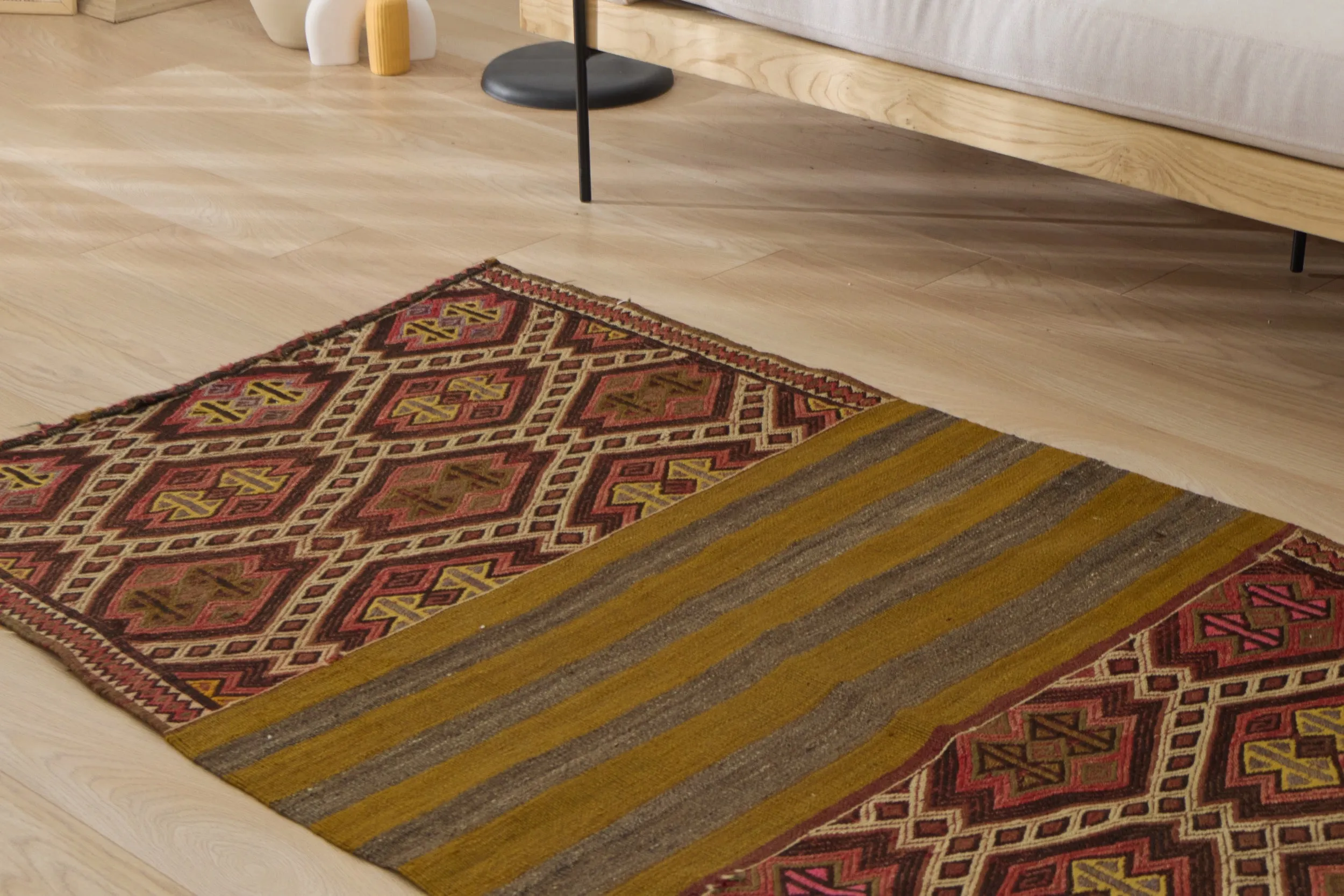 Amber - Vintage Turkish Kilim Rug