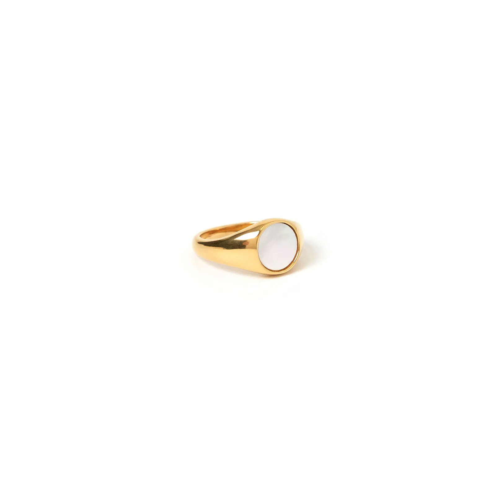 Amira Gold and Pearl Ring