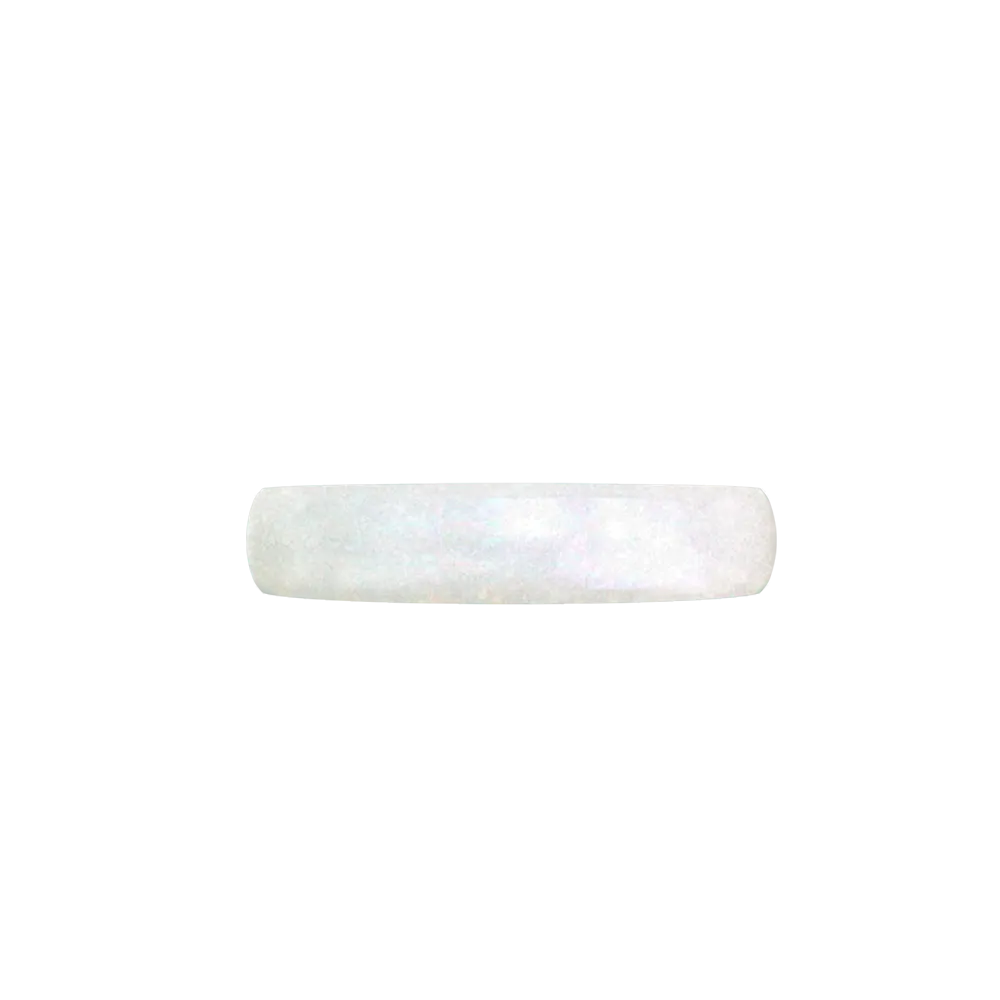 Birthstone Classic Thin Silicone Ring - Opal