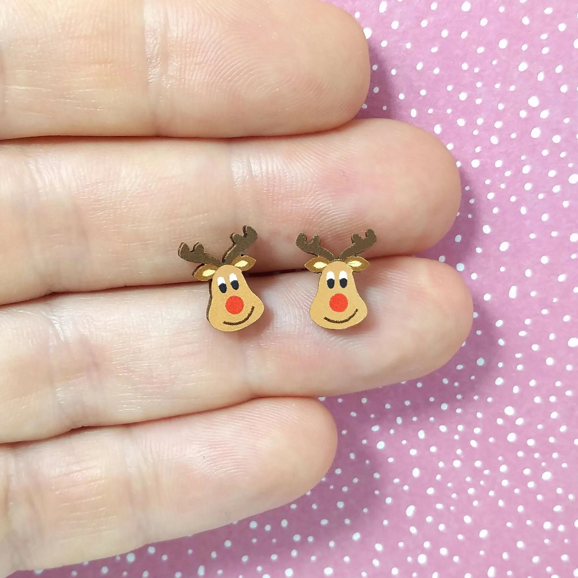 Christmas Reindeer Earrings