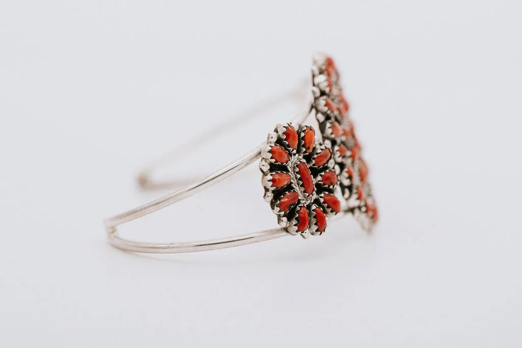 Coral Cluster Cuff