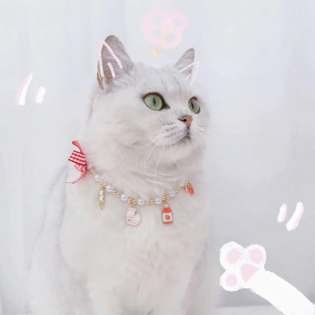 Cute Adjustable Pet Necklace Pet Collars