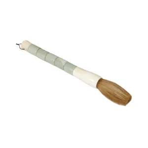 Cylindrical Jade Calligraphy Brush