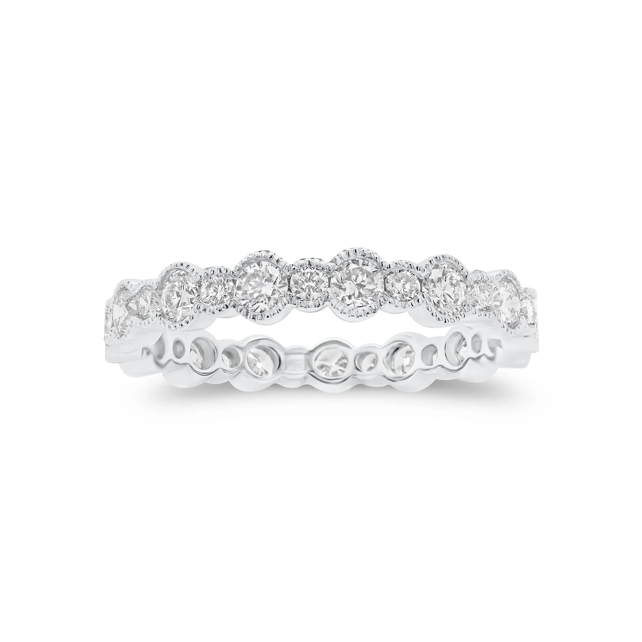 Diamond Milgrain Eternity Ring