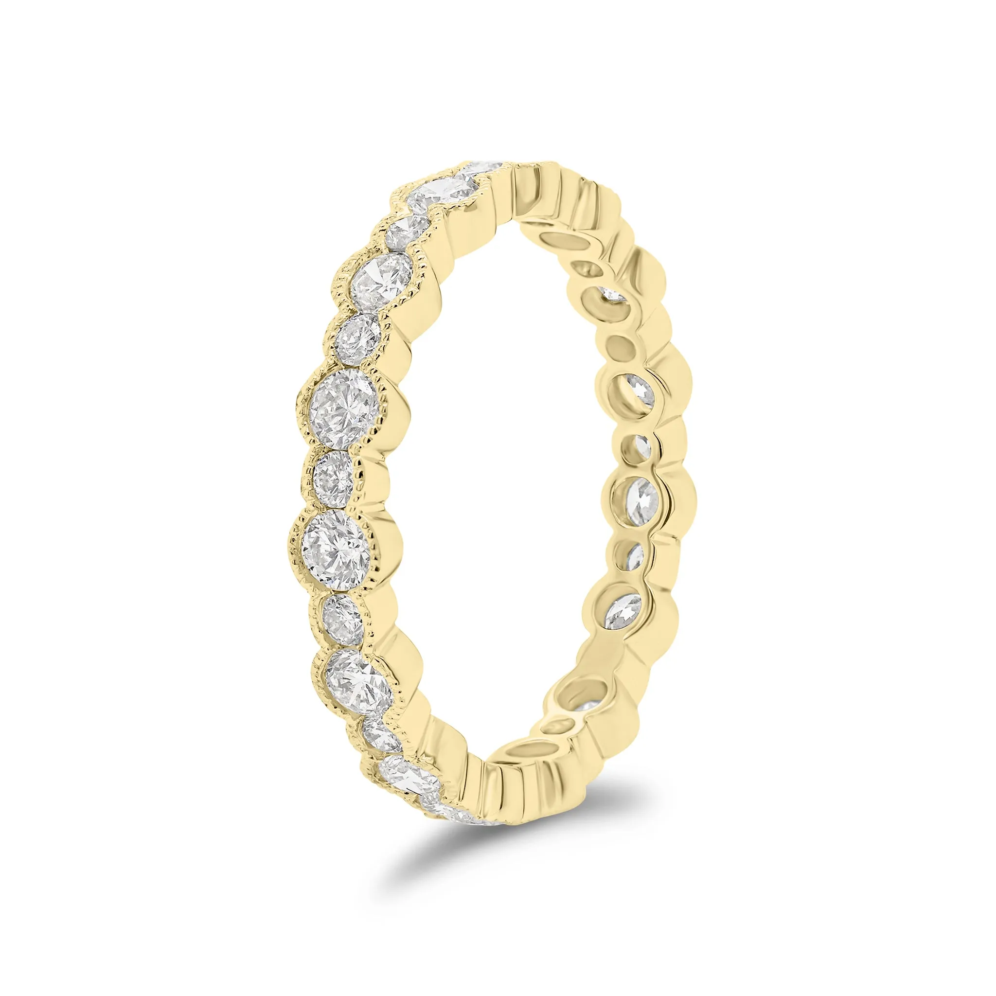 Diamond Milgrain Eternity Ring