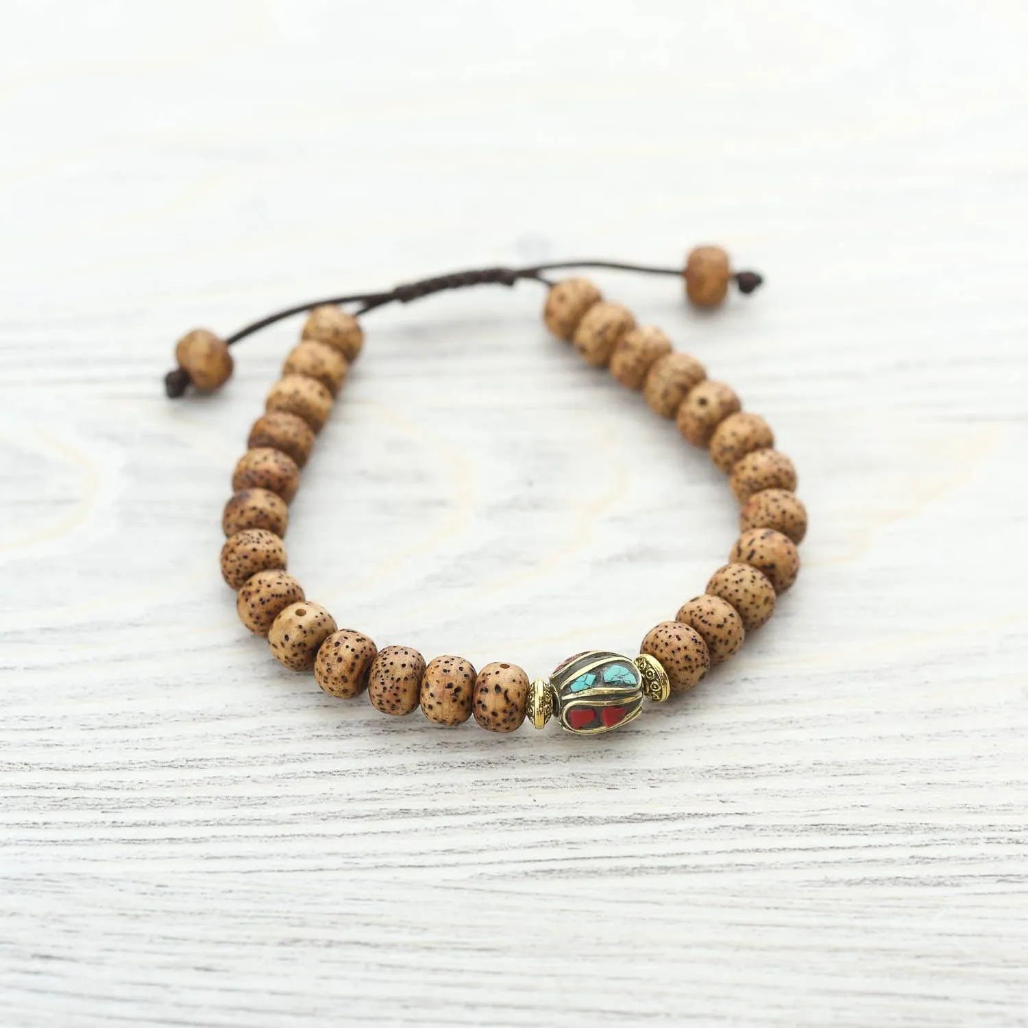 Divine Rebirth Lotus Seed Wrist Mala