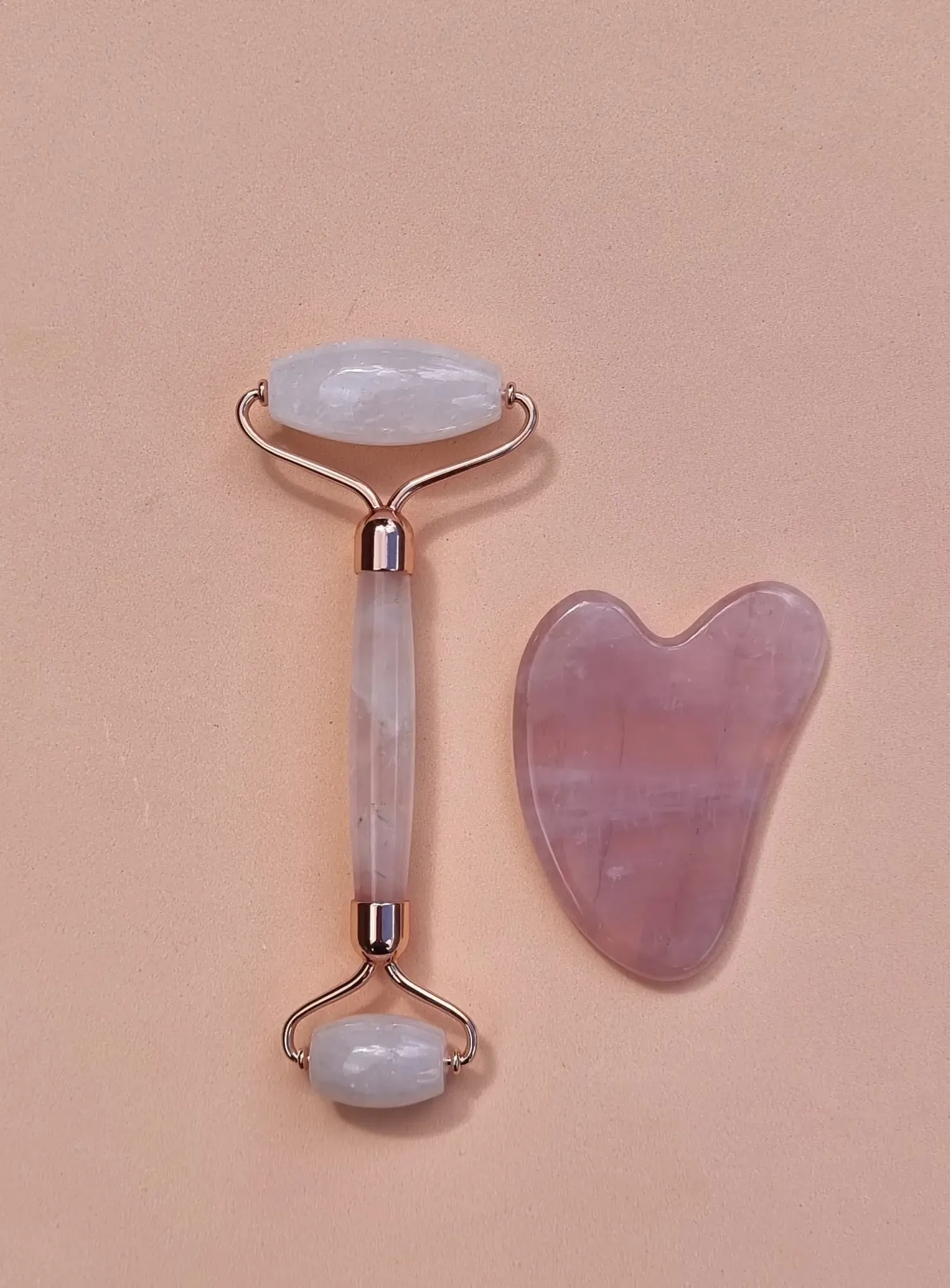 Face Massage Roller Quartz Scraper