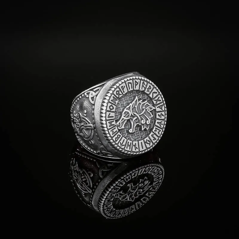 Fenrir Signet Ring - Stainless Steel