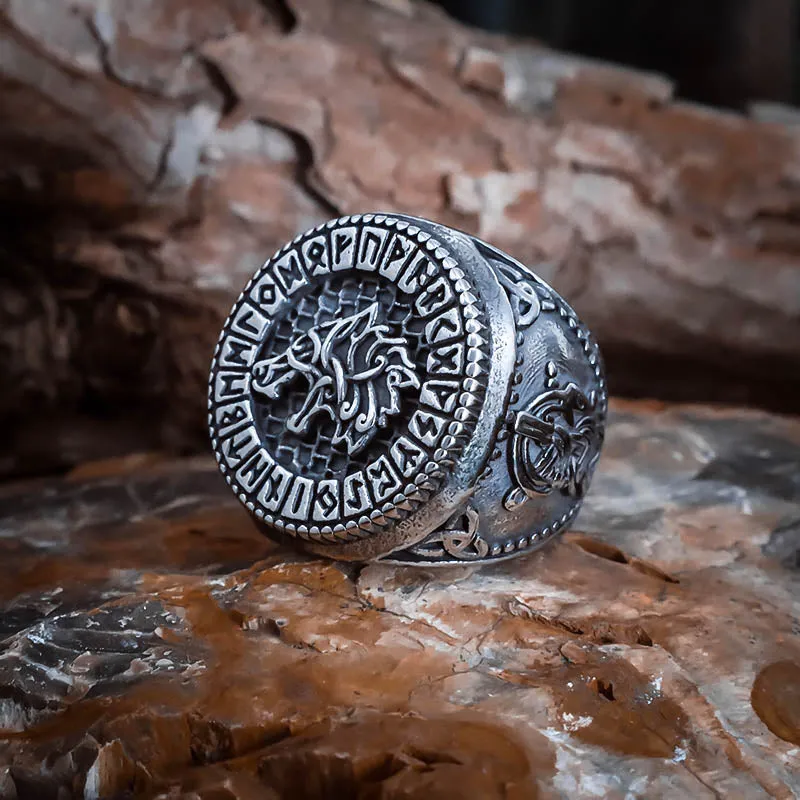 Fenrir Signet Ring - Stainless Steel