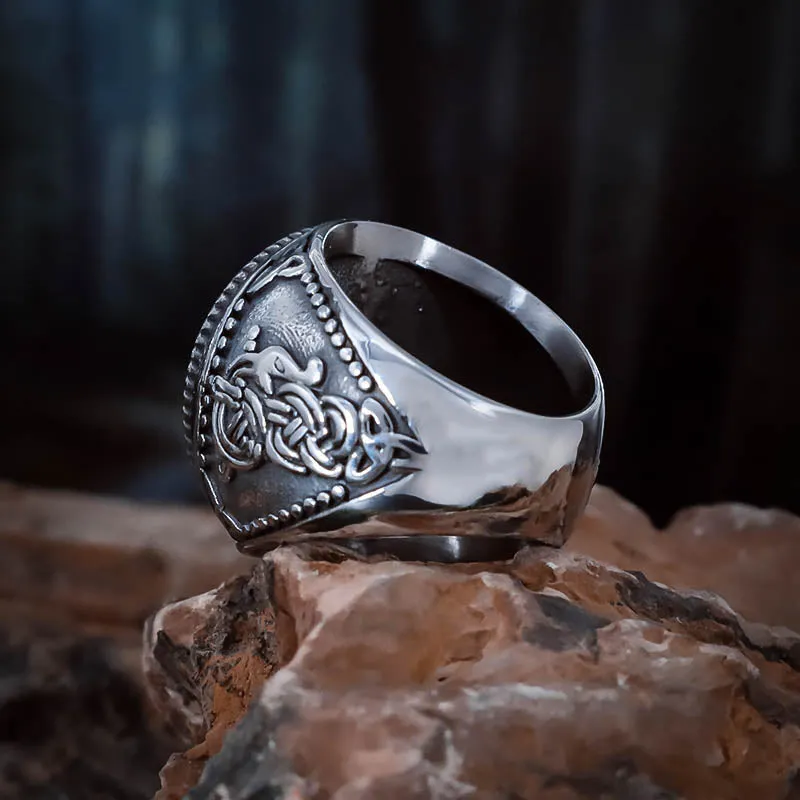 Fenrir Signet Ring - Stainless Steel