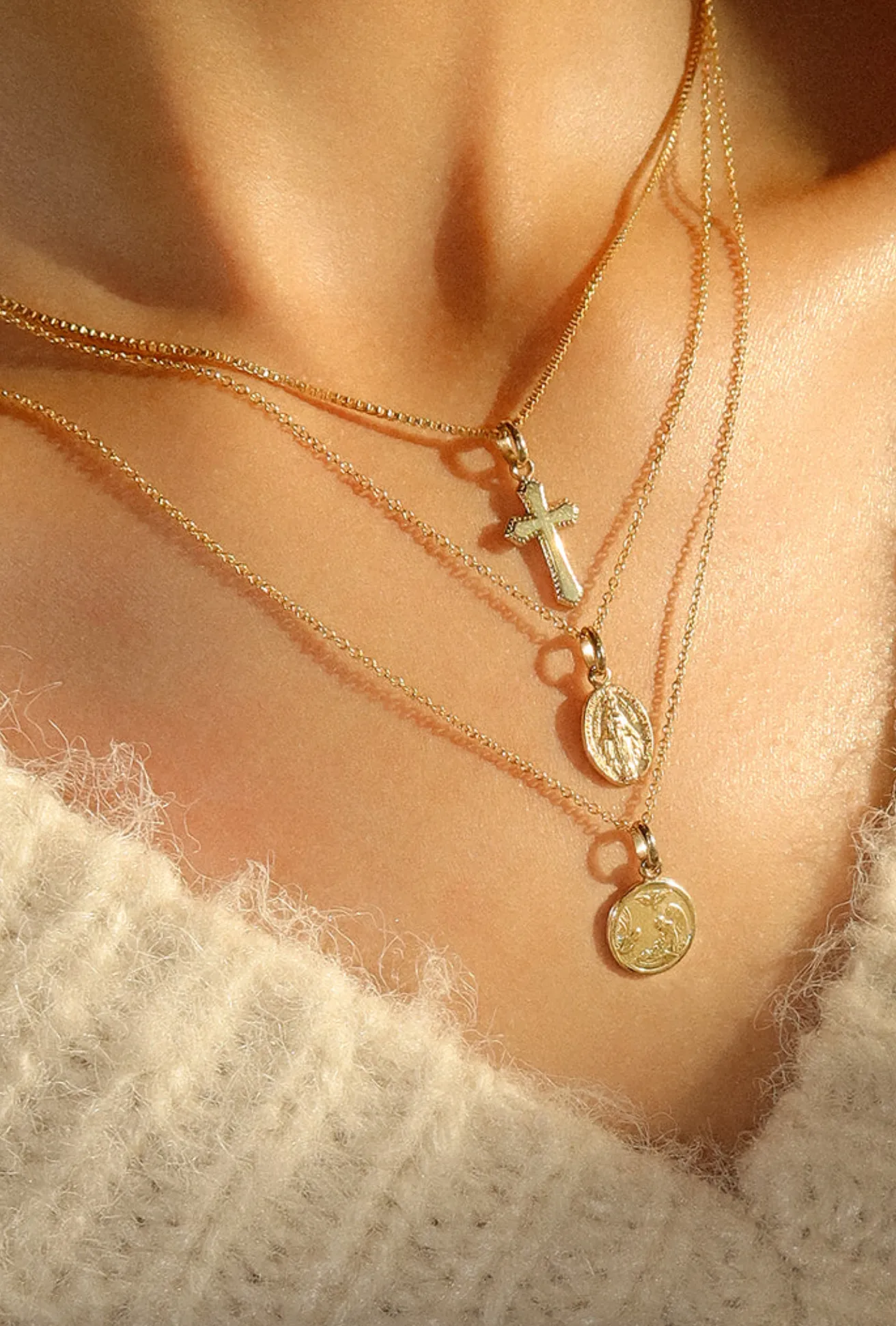 Gold Cross Necklace