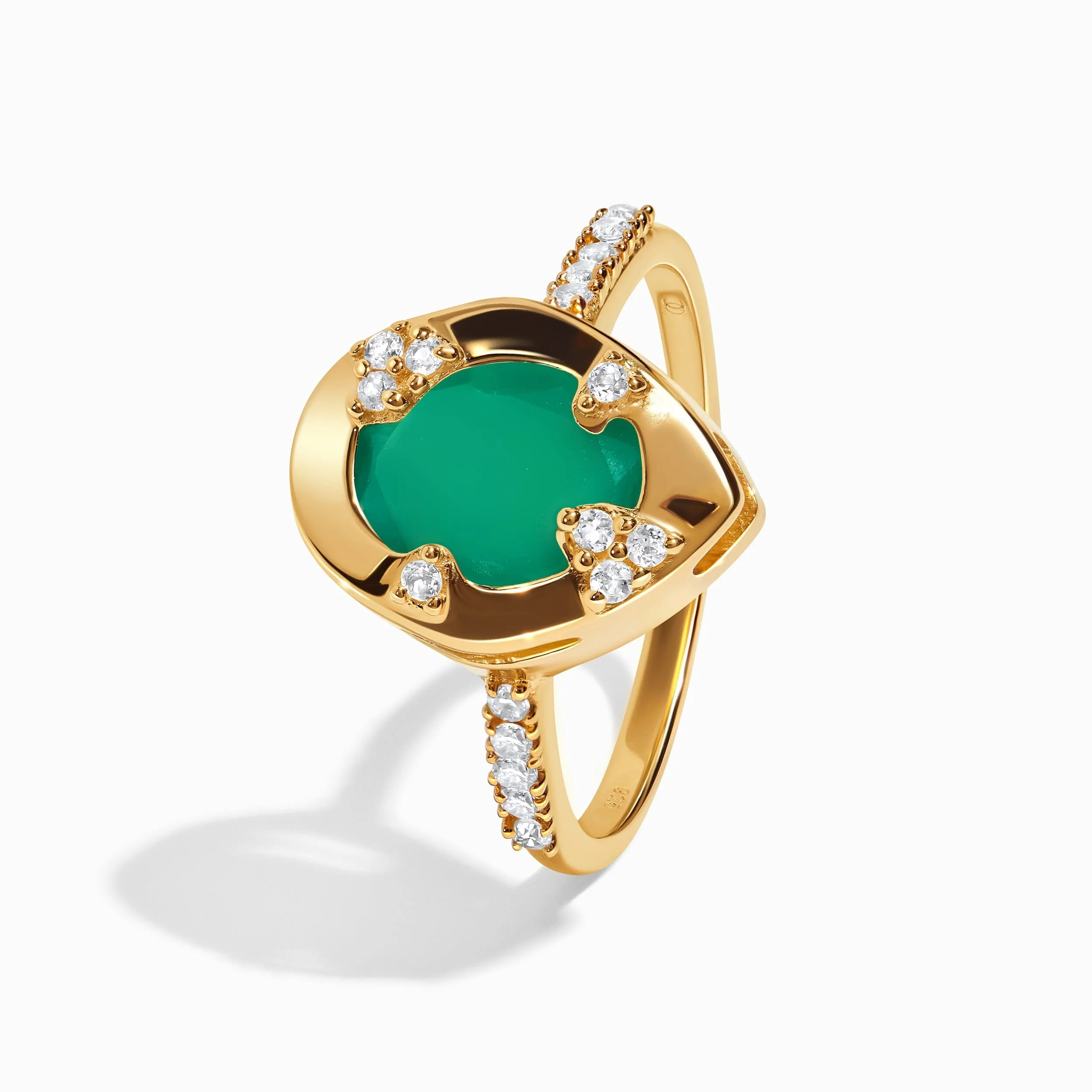 Green Onyx Ring - Hot And Heavenly