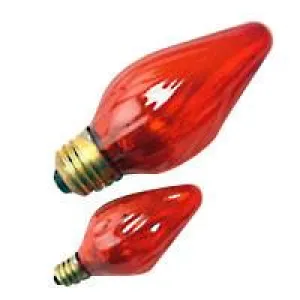 Halco F15AMB25 - 25 Watt F15 Incandescent Lamp - Amber