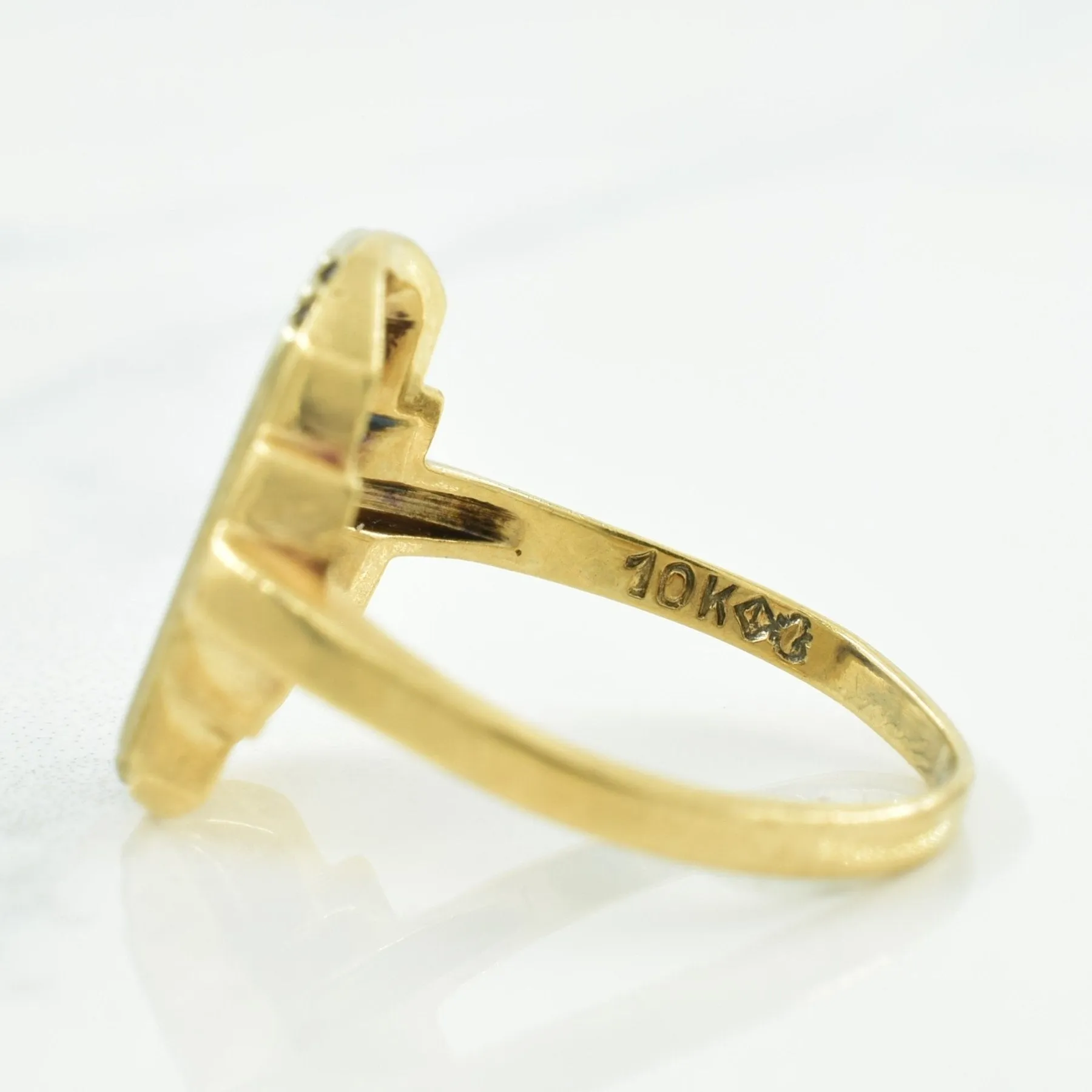 'HW' Initialed Diamond Ring | 0.02ct | SZ 5.5 |