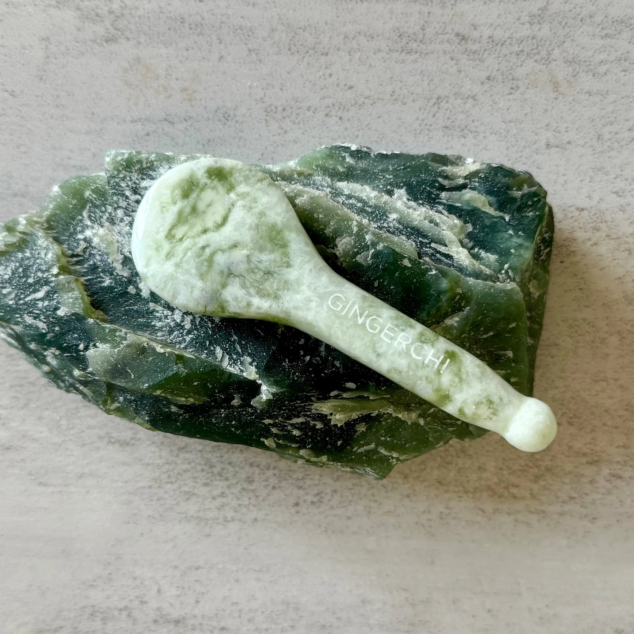 JADE BO JIN GUA SHA SPOON