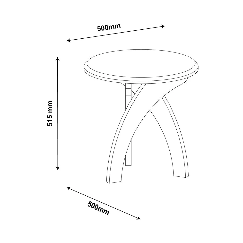 Jade End Table Pine