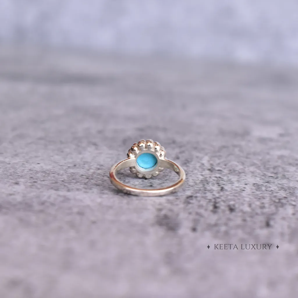 Lotus - Turquoise Ring