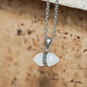 Milky Quartz pendant necklace