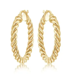 Miss Mimi Small Twist Hoops