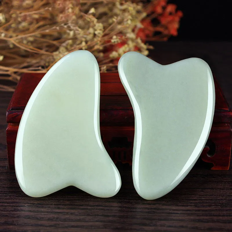 Natural Jade Gua Sha Nephrite Gua Sha JRN069