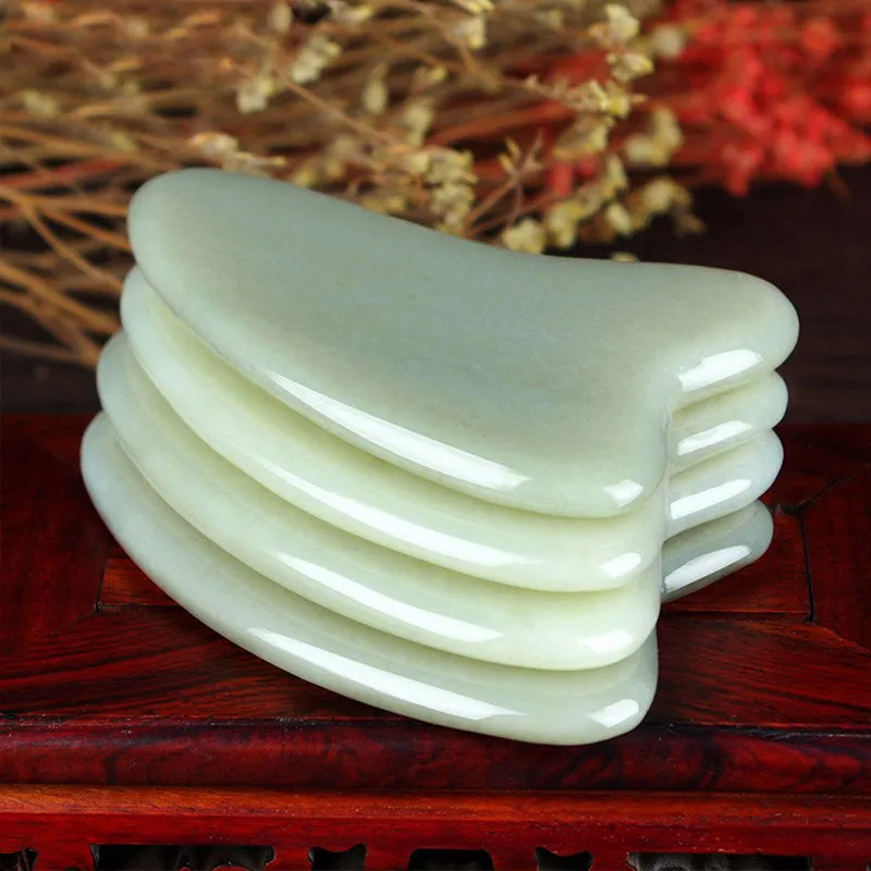 Natural Jade Gua Sha Nephrite Gua Sha JRN069