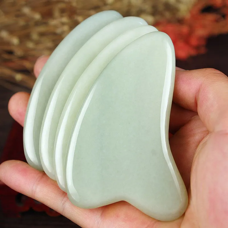 Natural Jade Gua Sha Nephrite Gua Sha JRN069