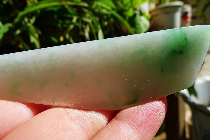 Natural Jade Rough Jadeite Raw (22g,8.8X2.4X0.5cm)