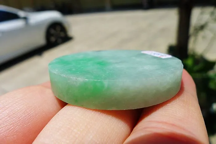 Natural Jade Rough Jadeite Raw (29g,4X4X0.65cm)