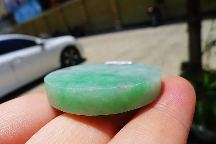 Natural Jade Rough Jadeite Raw (29g,4X4X0.65cm)