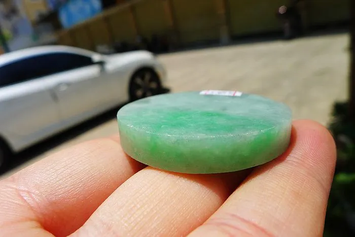 Natural Jade Rough Jadeite Raw (29g,4X4X0.65cm)