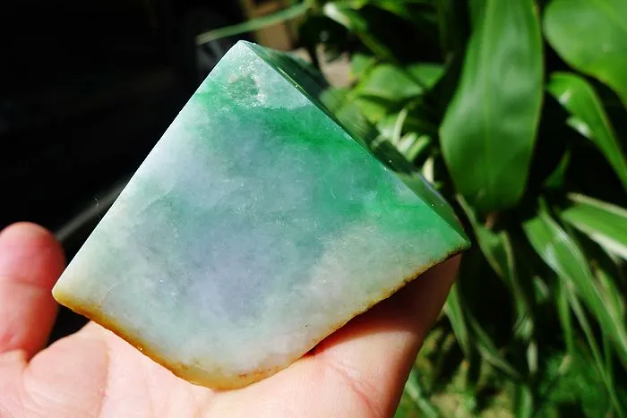 Natural Jade Rough Jadeite Raw (480g,11.1X6.9X5.1cm)