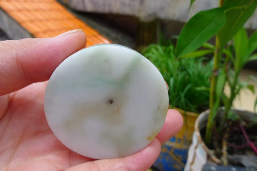 Natural Jade Rough Jadeite Raw (70g,5X5X1.55cm)