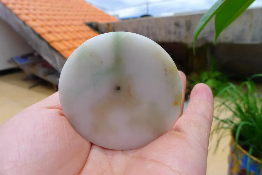 Natural Jade Rough Jadeite Raw (70g,5X5X1.55cm)