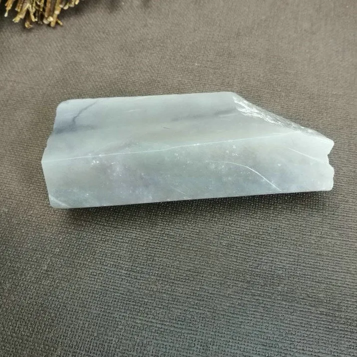 Natural Kunlun Jade Rough Nephrite Raw (232g,9.5X4.2X2.7cm)