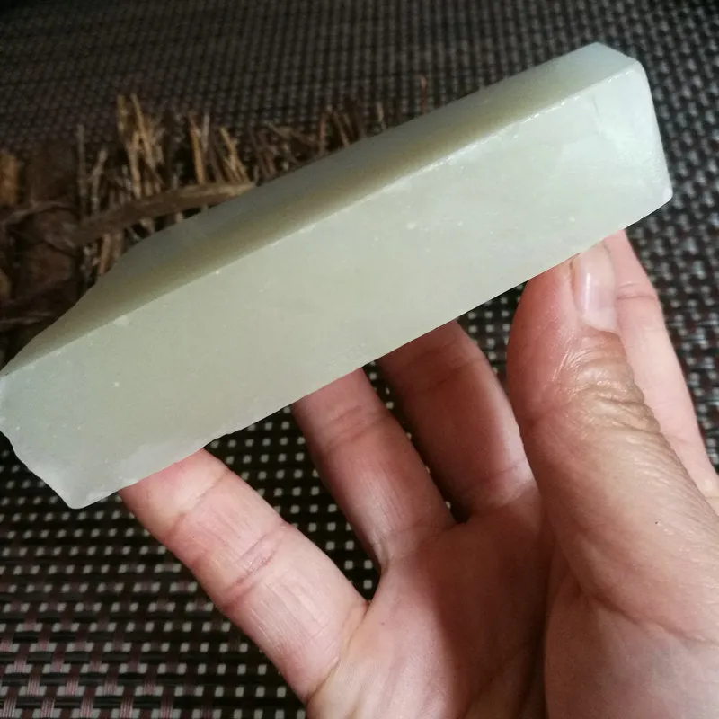 Natural Kunlun Jade Rough Nephrite Raw (240g, 8.5X5.5X2cm)