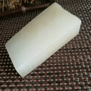 Natural Kunlun Jade Rough Nephrite Raw (240g, 8.5X5.5X2cm)