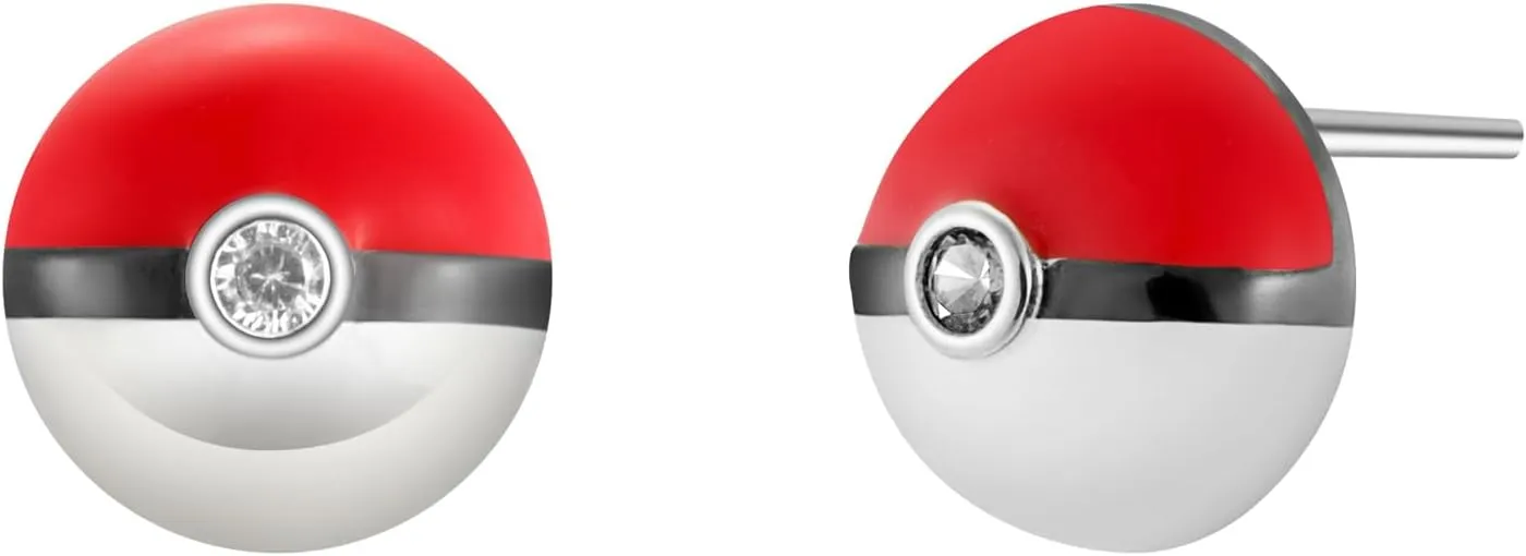 Pokeball Earrings Studs