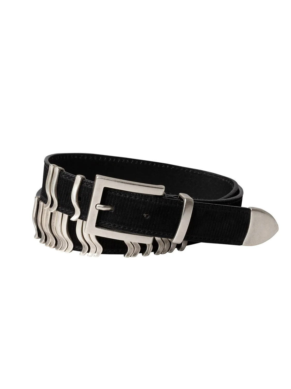 Rattle Belt Black Sliver