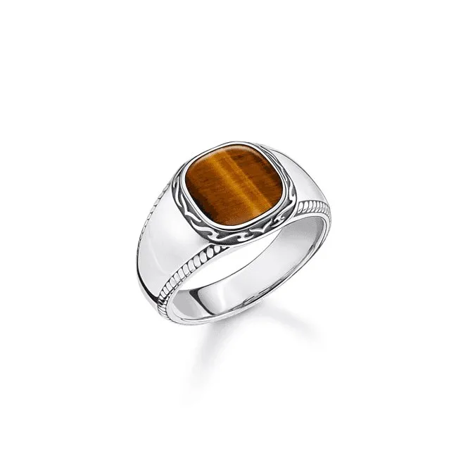 Rebel At Heart Tiger's Eye Ring TR2388-826-2