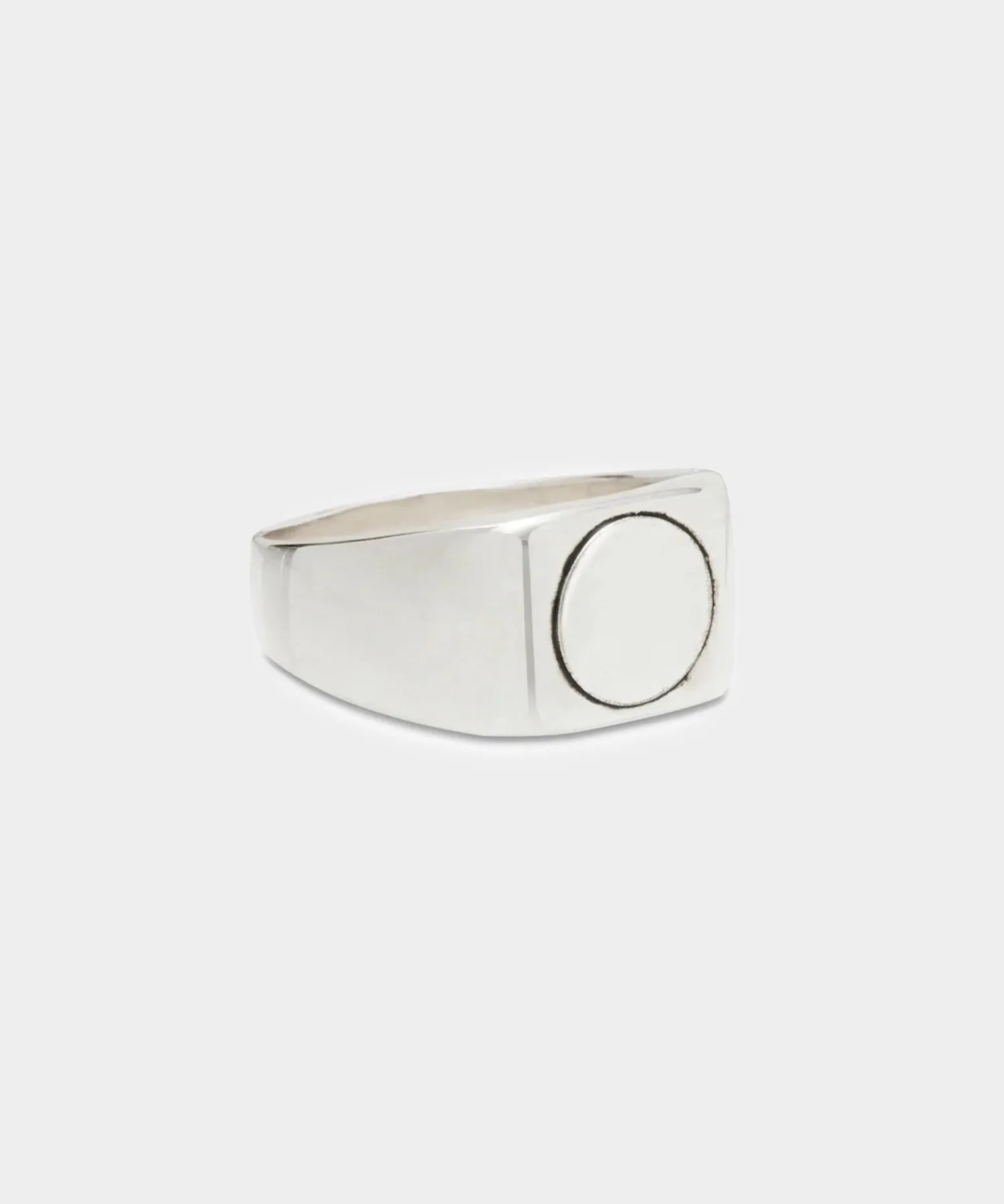 Scosha Geometric Signet in Silver